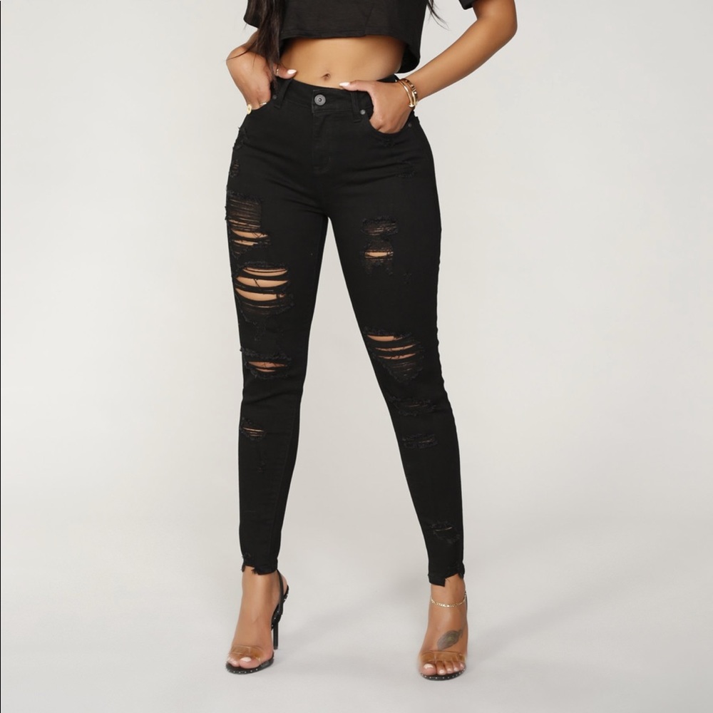 Fashion Nova black jeans